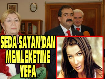 Seda Sayan annesinin adna lise yaptryor